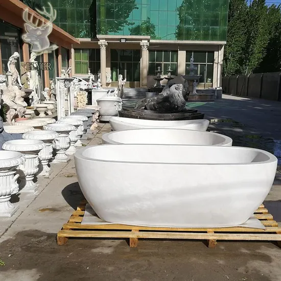 Factory Solid Surface Stone Tub Freestanding Bathtub Artifical Marble Stone Bathtubs