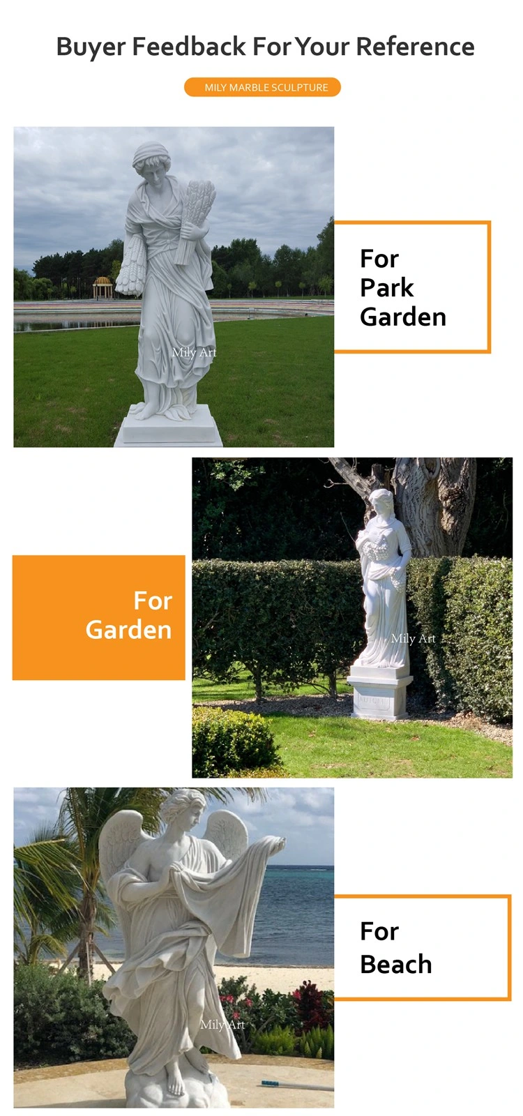 Garden Outdoor Decor Greek Classic Life Size Natural Stone Large Four Season Woman Goddess White Marble Sculpture Statue